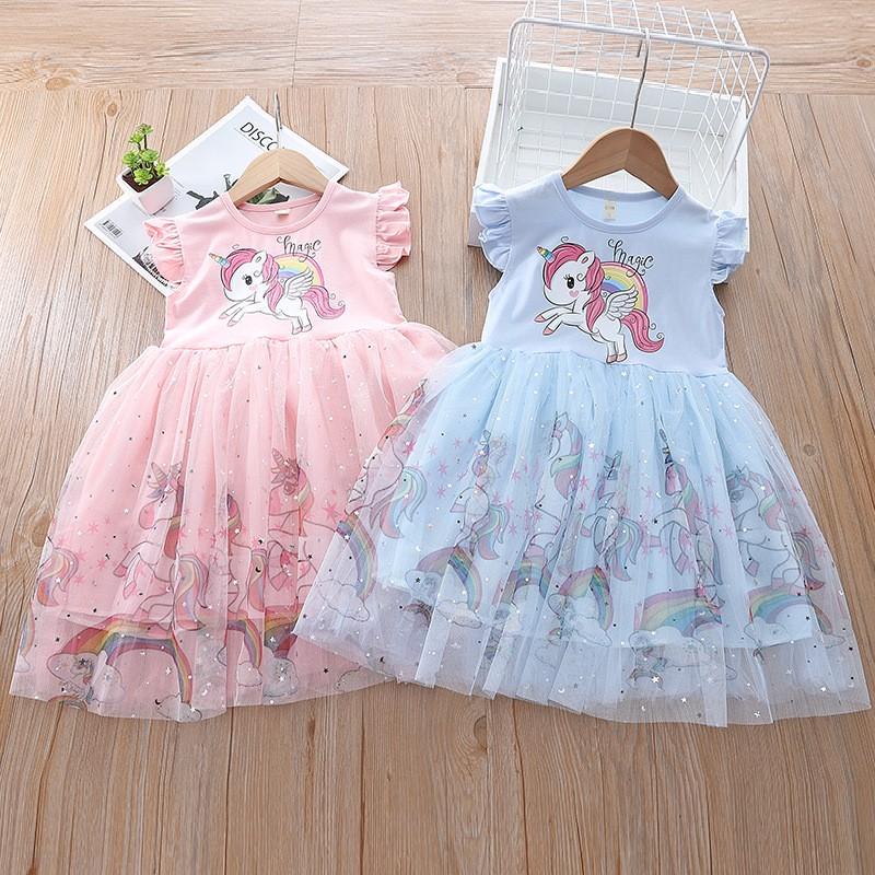 Váy Ngựa Pony Unicorn Hàng Quảng Châu Cực Xinh Cho Bé Mihoshop