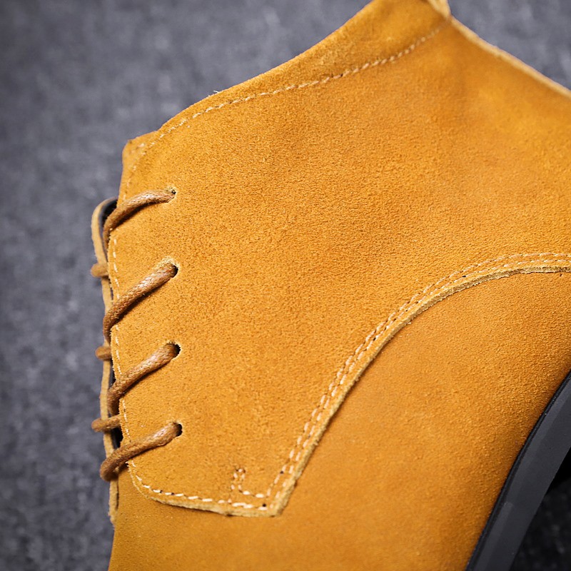 Suede Boots Kl3221 Vintage Style For Men