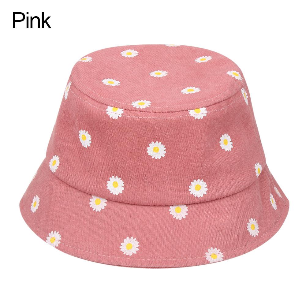 Nón Bucket Chống Nắng In Họa Tiết Hoa Cúc Cho Bé Trai / Gái