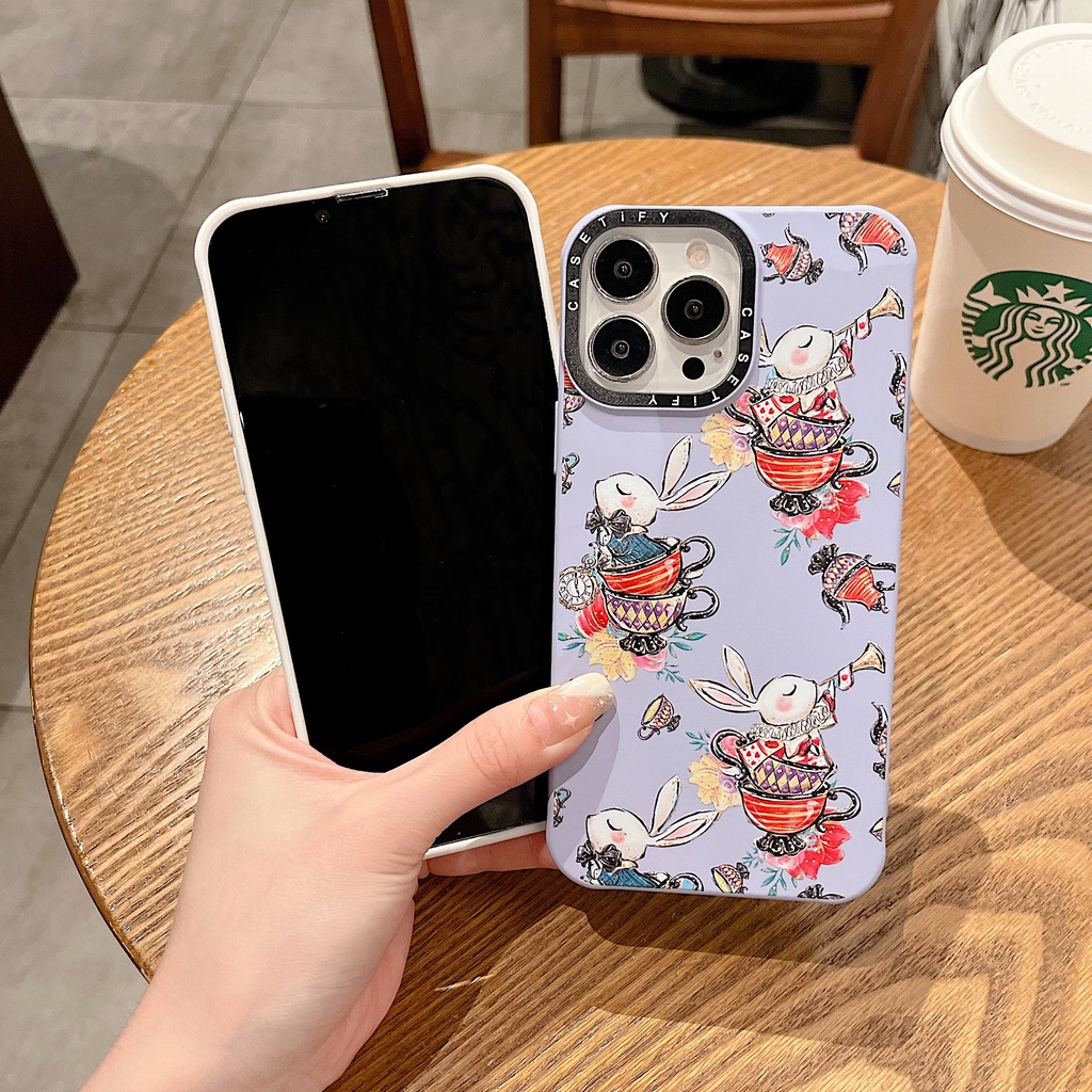 Ốp Điện Thoại Mềm Hình Thỏ Đáng Yêu Cho iPhone13Pro iP12Pro XS iPhone11 12Promax 13Promax 11 12 13 iPhone11 12Promax 13Promax 11 12 13