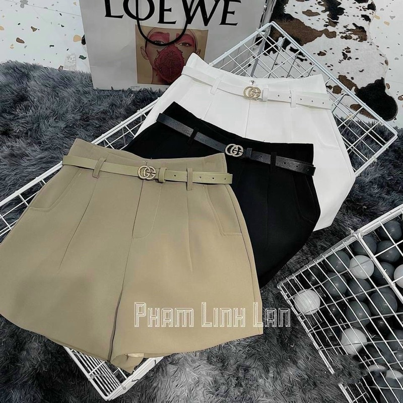 QUẦN SHORT VẢI KÈM ĐAI 2 LỚP QUẢNG CHÂU MS21881