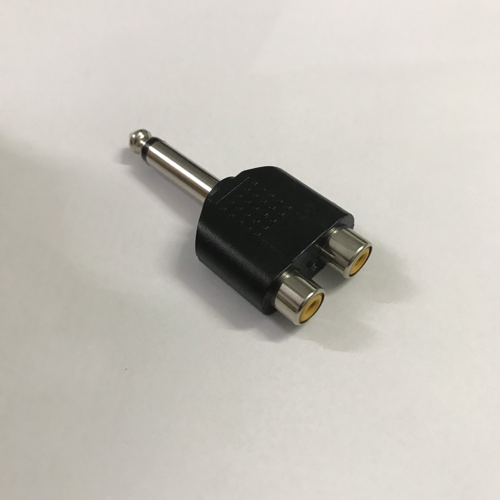 ĐẦU CHUYỂN JACK 6 LY ĐỰC SANG 2 BÔNG SEN CÁI RCA