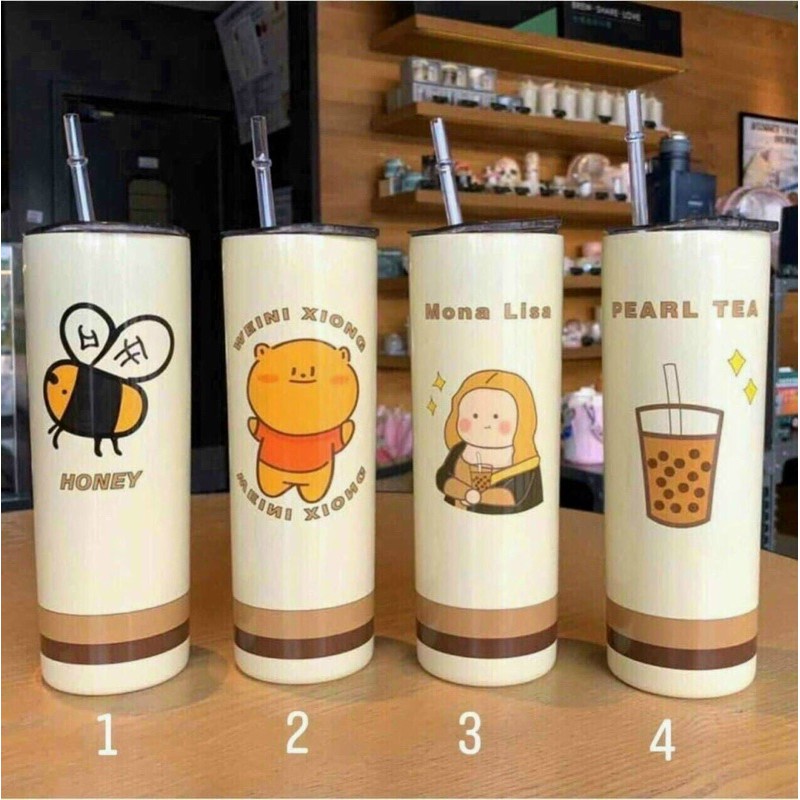 Binh giữ nhiệt con ong 650ml siêu đẹp