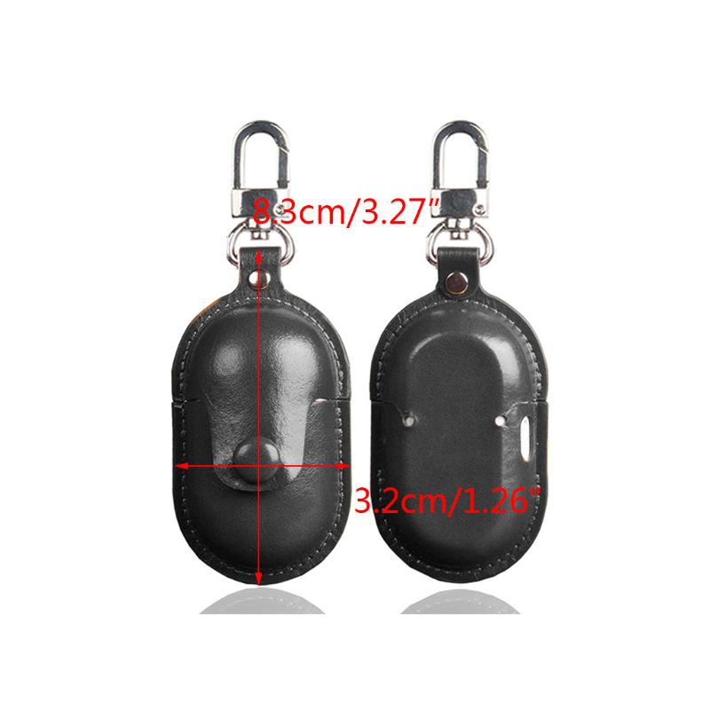 Vỏ da kèm móc khóa bảo vệ cho hộp tai nghe Samsung Galaxy Bud