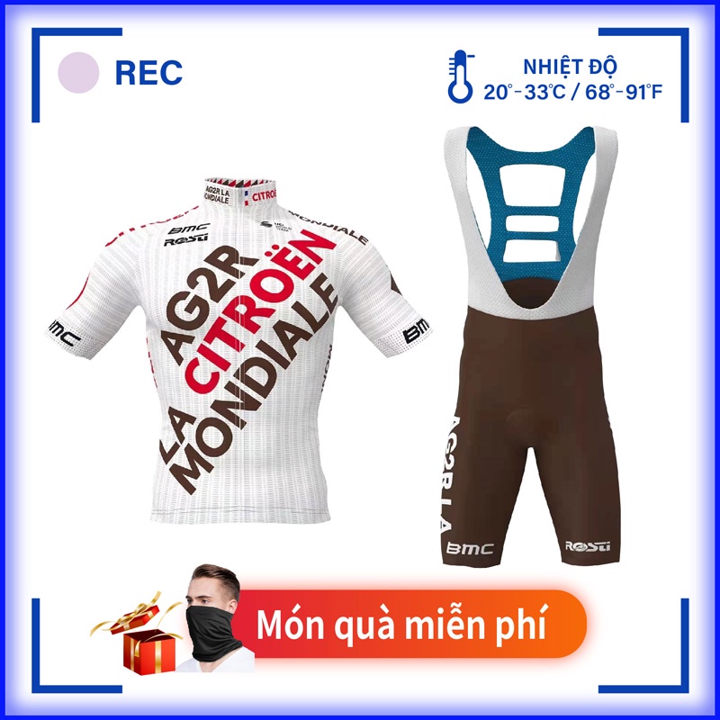 Bộ quần áo thể thao đi xe đạp thoáng khí nhanh khô thời trang