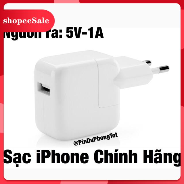 (Hàng Mới Về) Củ Sạc iPhone Chính Hãng Nội Địa Nhật Hàn Sạc iPhone 5W Cũ BH 12 Tháng