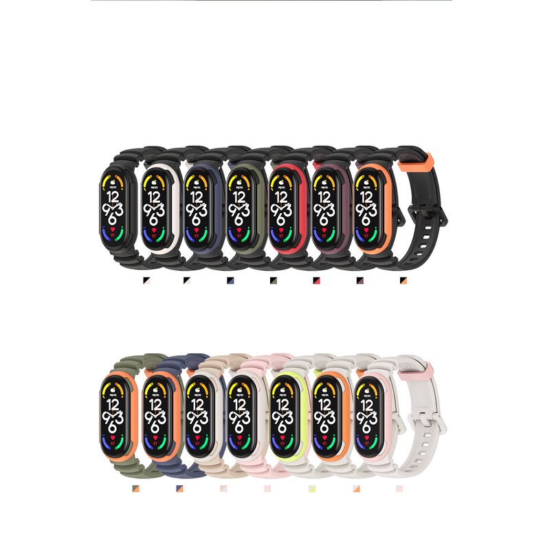 Ốp Silicone Bảo Vệ Cho Vòng Đeo Tay Thông Minh Xiaomi Miband Mi Band 7