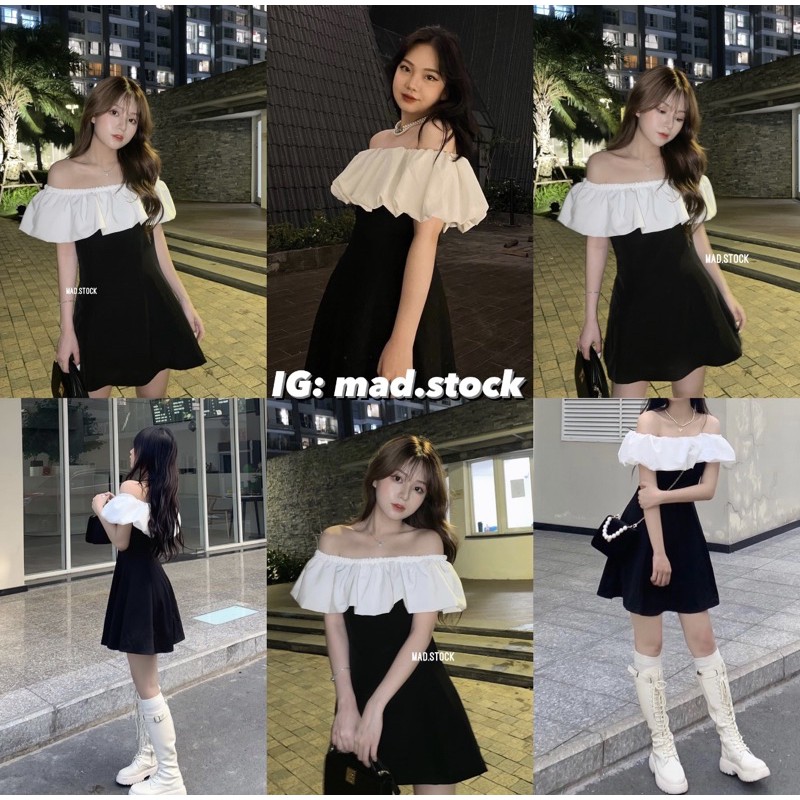 K] 🌿 VÁY TRỄ VAI NGỰC BỒNG UV 🌿 ĐẦM HỞ VAI DỄ THƯƠNG 🍑