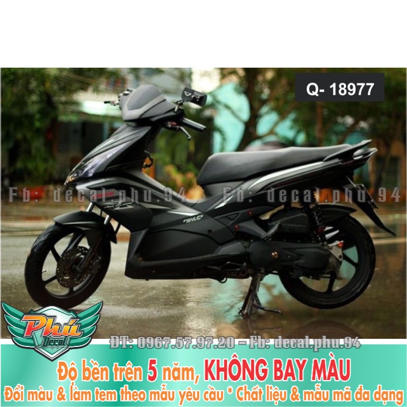 Tem rời Airblade đen xám 2011-2014 -1