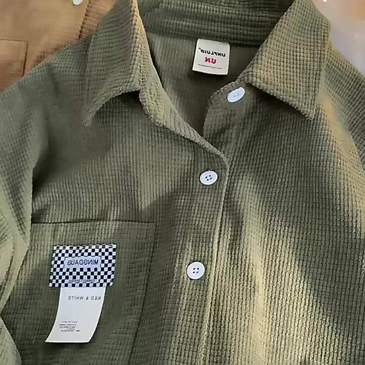 Áo Sơ Mi Ngắn Tay Thiết Kế Mới Đơn Giản Thời Trang Mùa Xuân Thu Theo Phong Cách Nhật Bản Dành Cho Nam | BigBuy360 - bigbuy360.vn