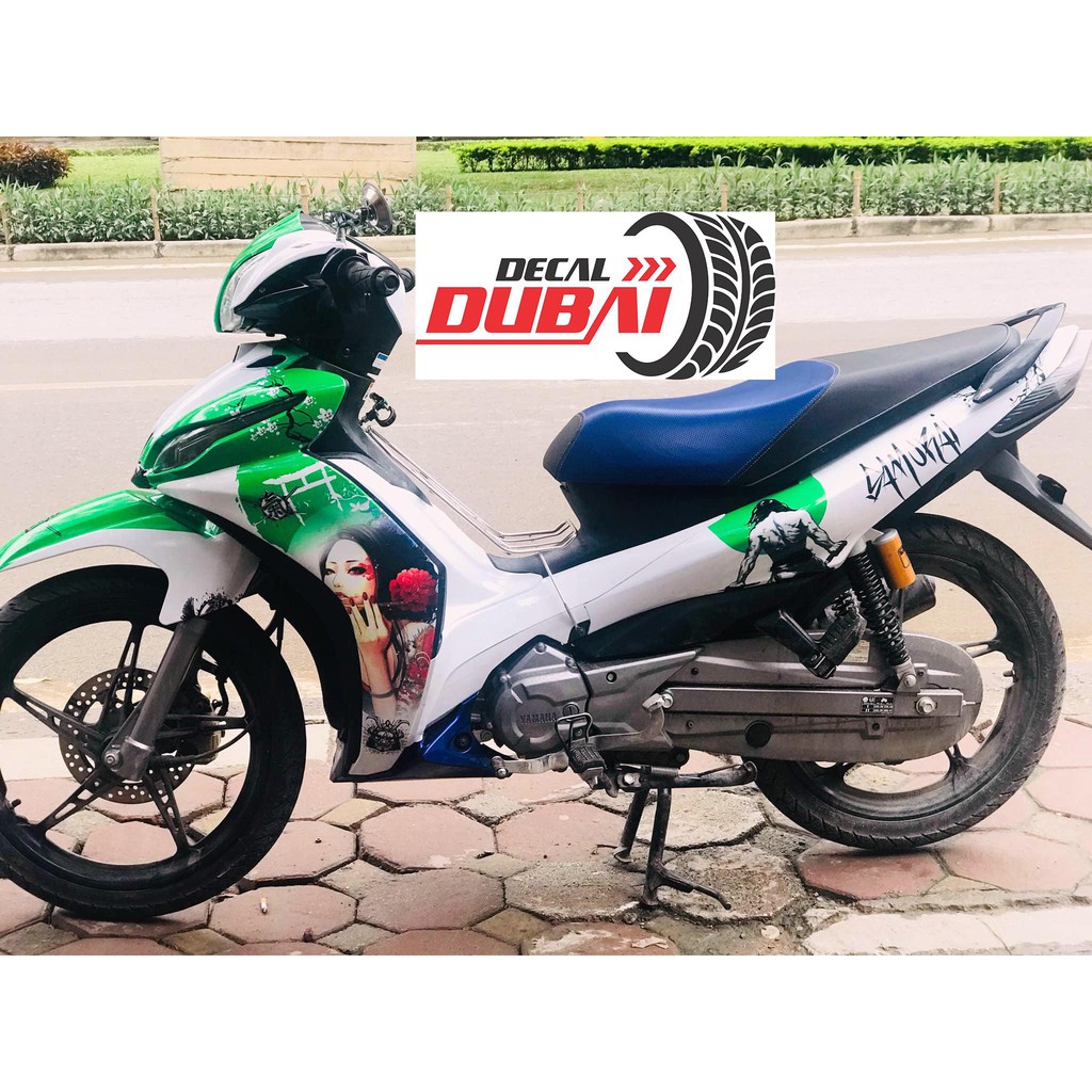 Tem Trùm Jupiter Samurai Xanh Trắng