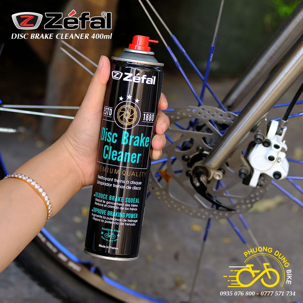 Bình xịt làm sạch đĩa phanh xe đạp ZEFAL Disc Brake Cleaner 400ml