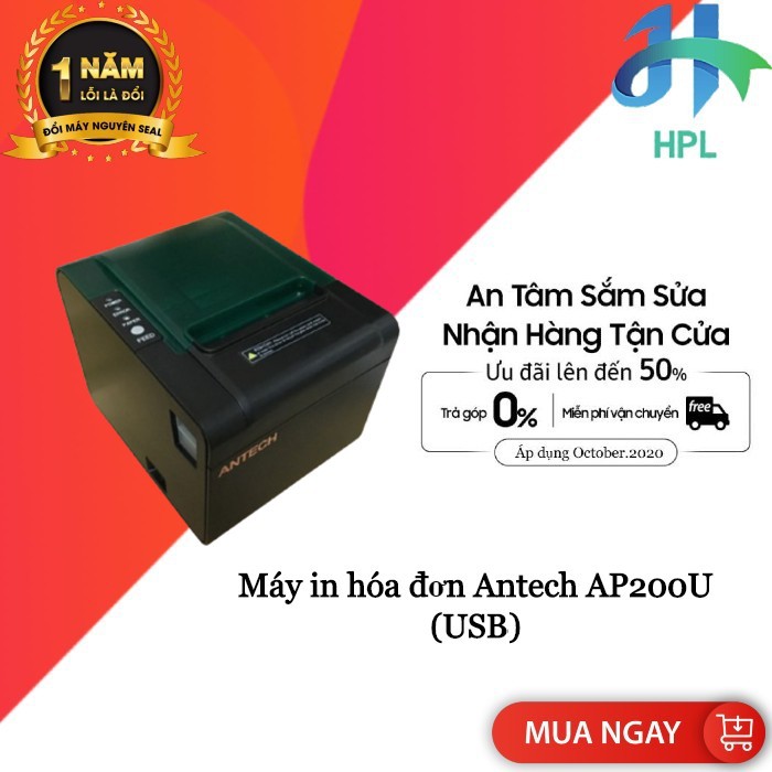 Máy in hóa đơn Antech AP200U (USB)