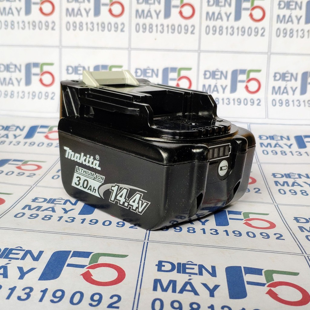 F5 Vỏ pin zin Makita 14.4v Bl1430 2 hàng cell