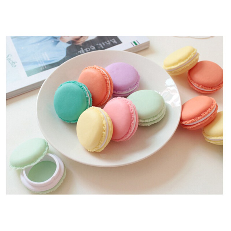 Bánh macaron nhựa mini đựng trang sức, phụ kiện chụp ảnh decor