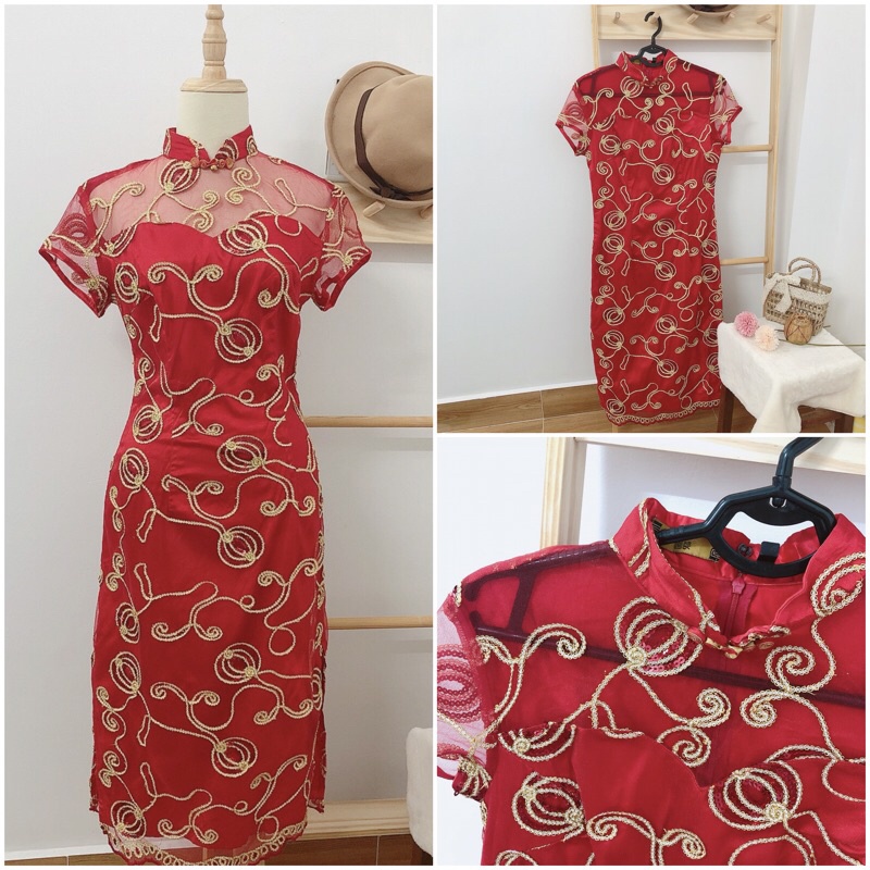 Sườn xám body quyến rũ thanh lịch có size 60 kg