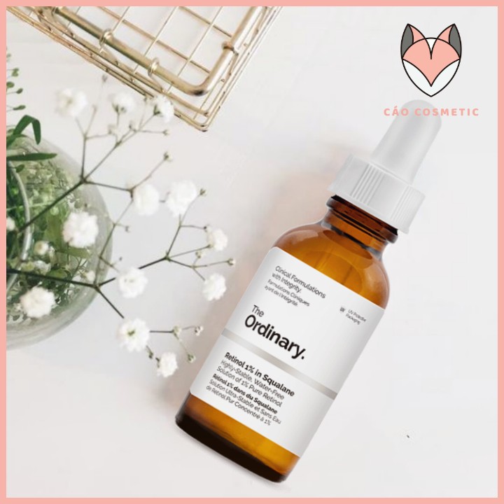 Serum Giảm Mụn, Chống lão hoá, Tinh Chất dưỡng da The Ordinary Retinoid 1%, 30ml