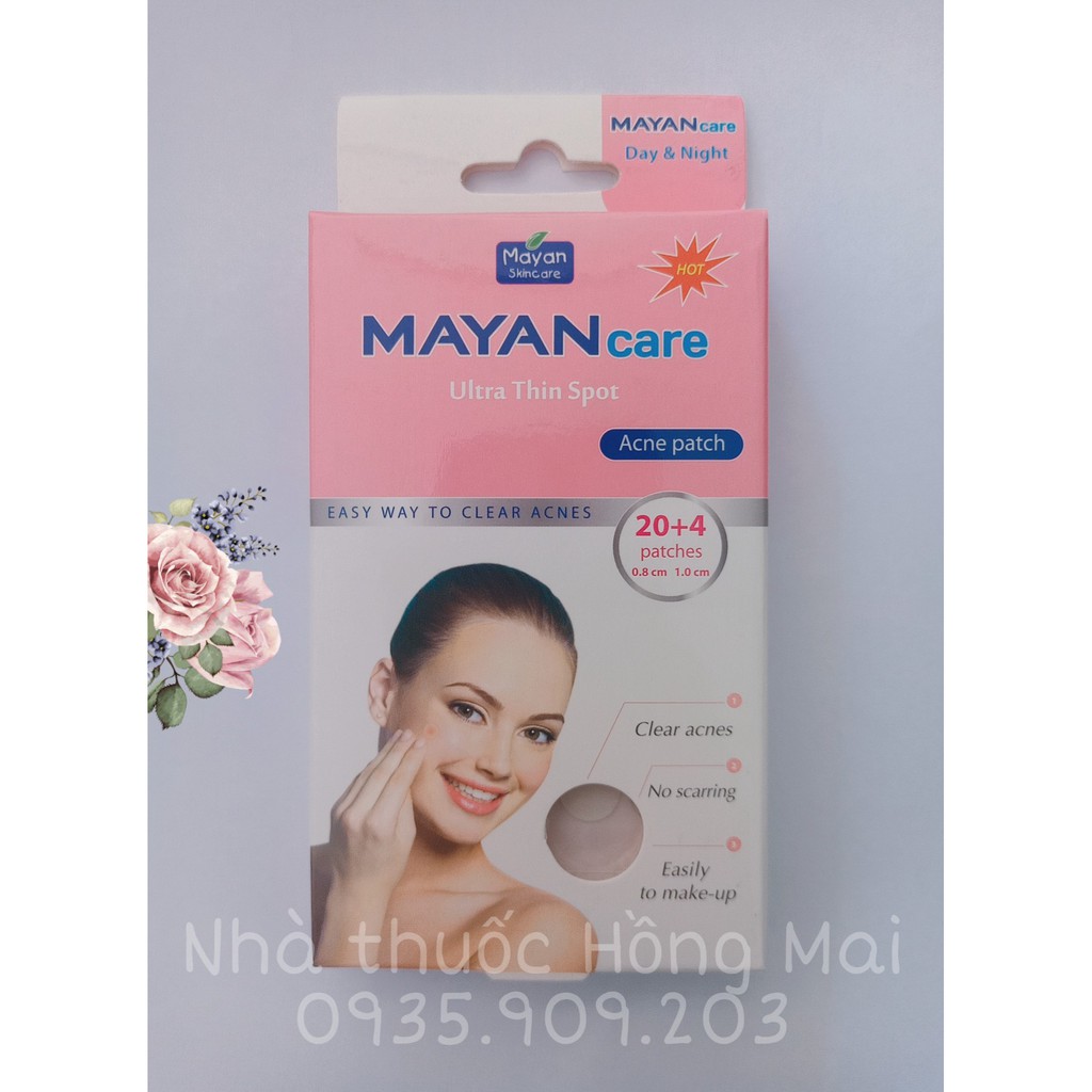 MIẾNG DÁN MỤN MAYAN CARE ULTRA THIS SPOT ACNE PATCH (Hộp 20+4 miếng) | BigBuy360 - bigbuy360.vn