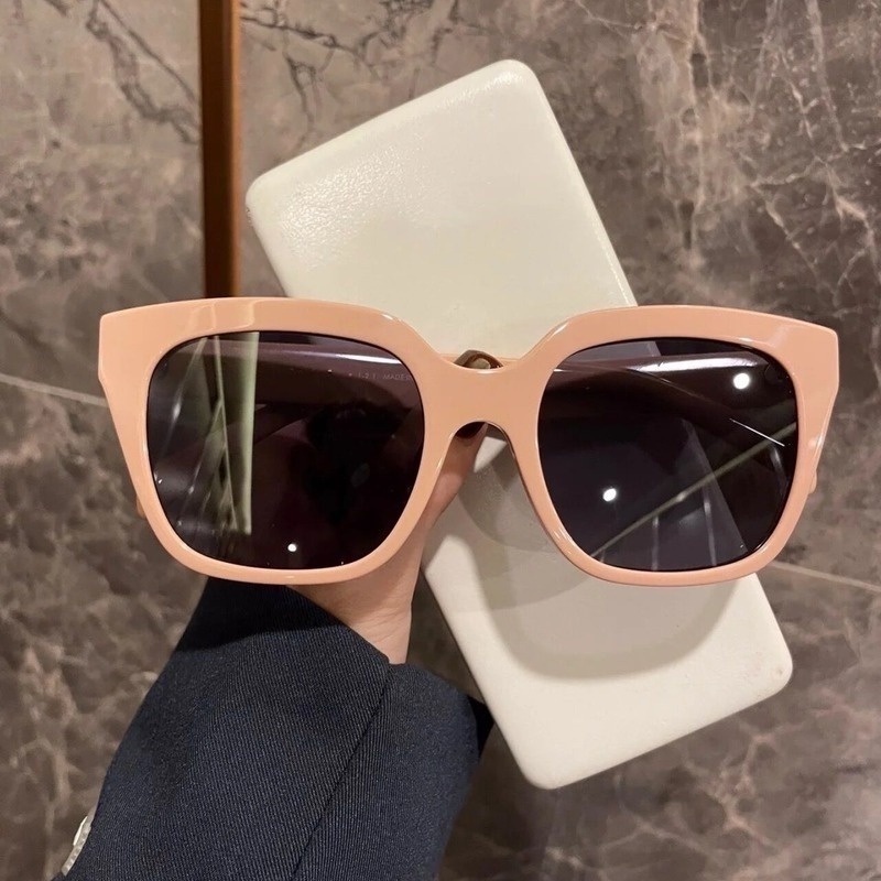 Kính Mát Gọng Vuông Cỡ Lớn Chống Tia UV Thời Trang Hàn Quốc Cho Nữ