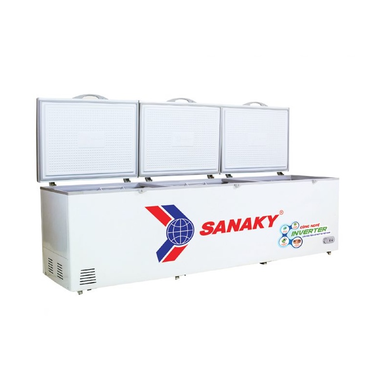 VH-1399HY3 - Tủ đông Inverter SANAKY VH-1399HY3 1143,5 lít - 1 NGĂN 3 CÁNH, DÀN LẠNH ĐỒNG, MIỄN PHÍ GIAO HÀNG HCM.