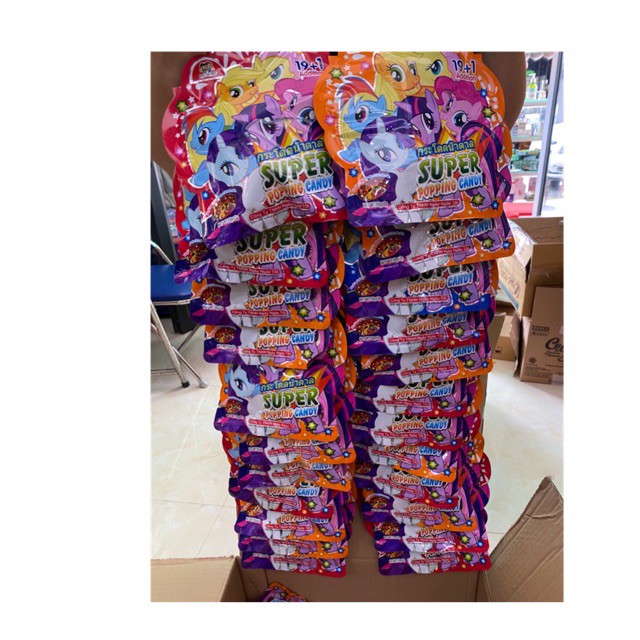 Kẹo Nổ Super Popping Candy Thái Lan [1 dây 12 gói]