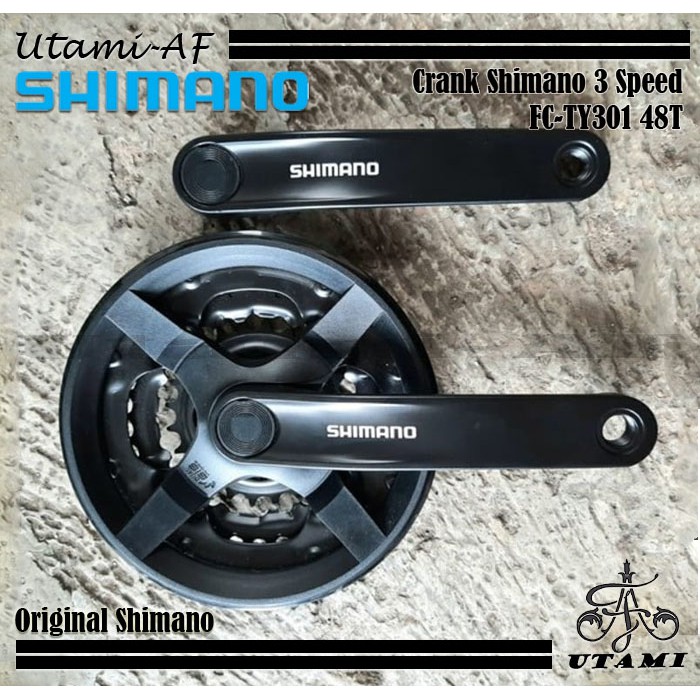 Trục Quay Shimano 3 Tốc Độ Fc-ty301 42t / 48t Chuyên Dụng Ốp