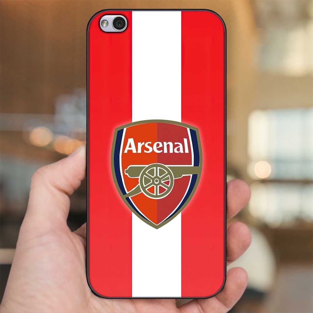 Ốp lưng Xiaomi Redmi 5A viền đen in hình Arsenal FC