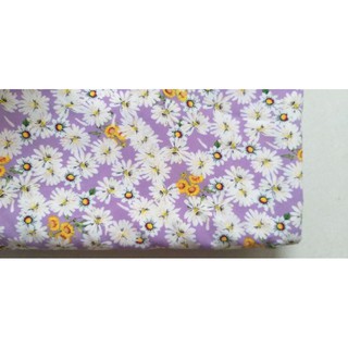 Vải lụa mẫu hoa cúc, khổ 1m4(1m/35k)