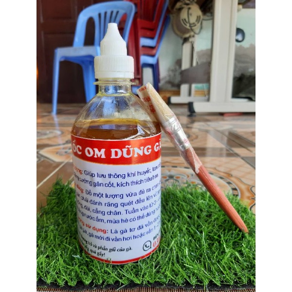 thuốc om gà chọi(tặng chổi sơn,bịt cựa sốp)