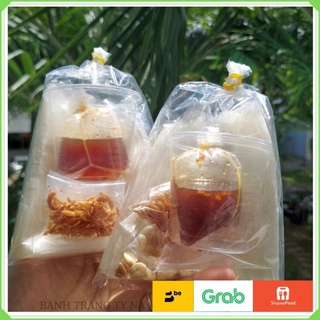 (Sỉ 20 Bịch) Bánh Tráng Chấm Sốt Me Kèm Sate Siêu Ngon- Bánh Tráng Tây Ninh Nhà Làm