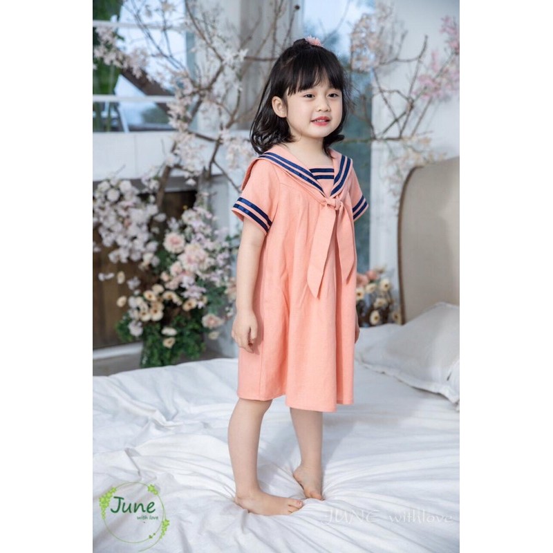 Váy cam cổ hải quân
