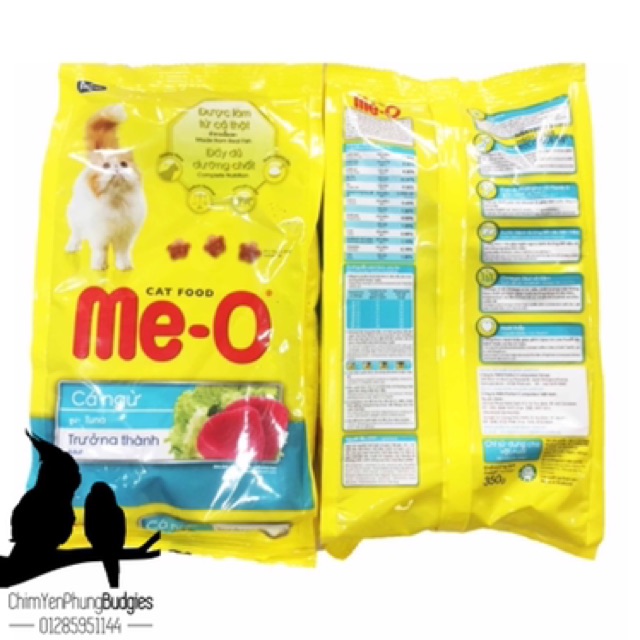 Thức ăn Me-O cho mèo vị Cá ngừ 350g.