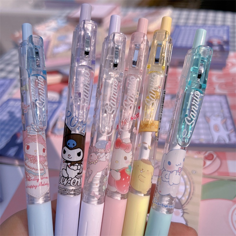 Bút gel mực đen kuromi cinnamoroll xinh xắn
