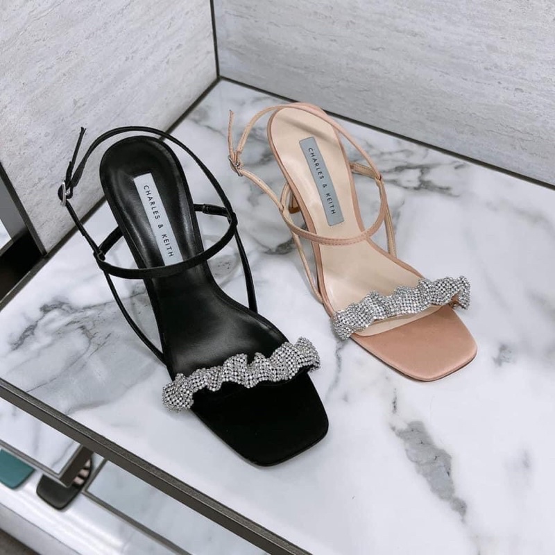 Sandal cao gót quai đá hàng cao cấp fullbox