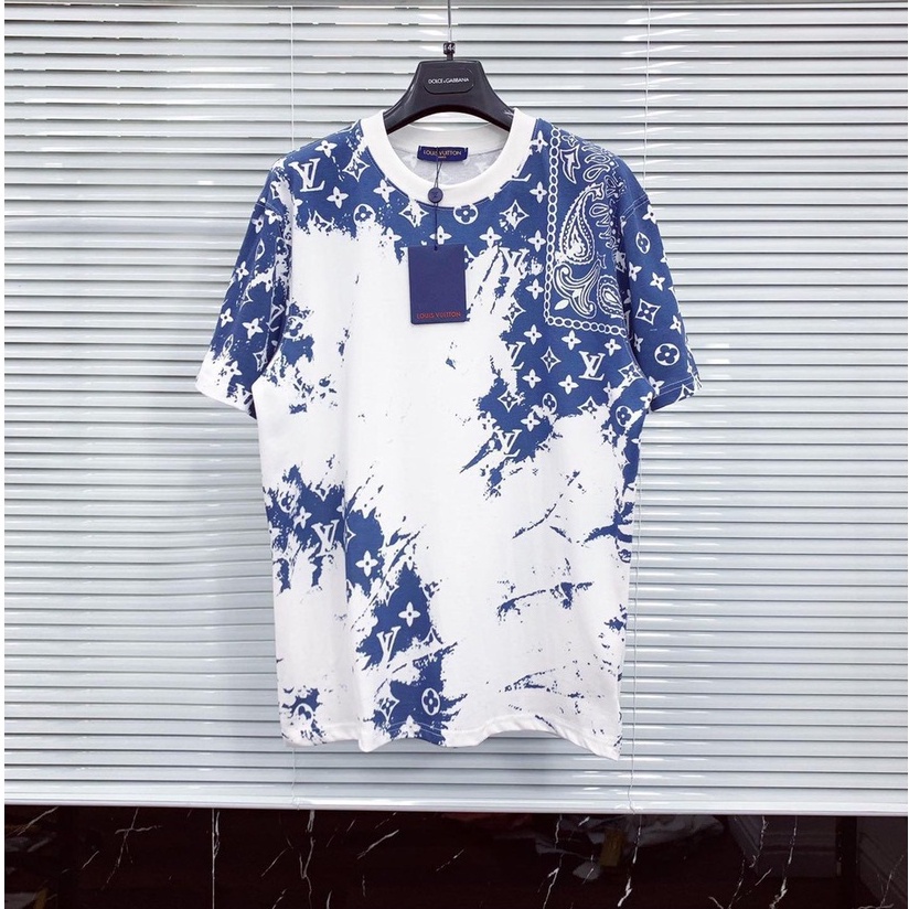 Áo Thun , Áo Phông Nam Cổ Tròn In Họa Tiết Lv Chất Cotton Cao Cấp Hot Trend 2022 3SIZE STORE