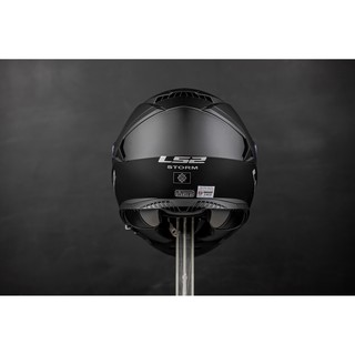 [TẶNG PINLOCK] MŨ BẢO HIỂM FULLFACE LS2 FF800 STORM ĐEN NHÁM