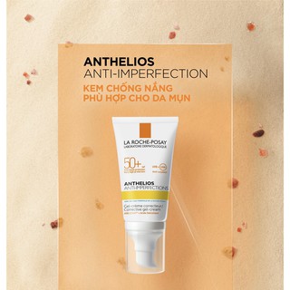 KEM CHỐNG NẮNG ANTHELIOS ANTI-IMPERFECTIONS DÀNH CHO DA BỊ BÓNG DẦU, DỄ PHÁT SINH VÀ TÁI PHÁT MỤN, KHÔNG TẠO NHÂN MỤN