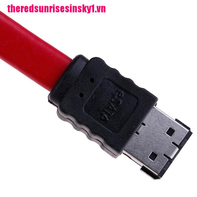【3C】 1Pc ESATA to SATA Cable Adapter 7 Pin Male Convertidor Adaptor Cable