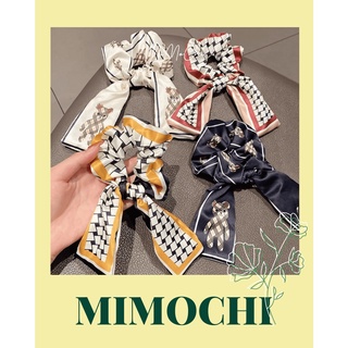 Mimochi i dây cột tóc hình gấu vải nhiều màu phong cách tiểu thư