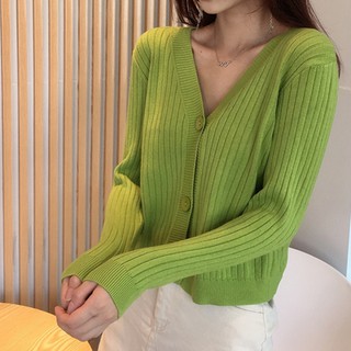 Áo Cadigan len mỏng siêu hot thu đông 2020