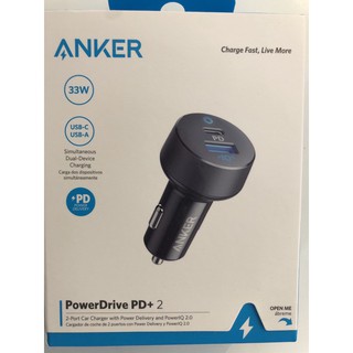 Sạc ô tô Anker PowerDrive PD+2 A2721 - 2 cổng, 33W