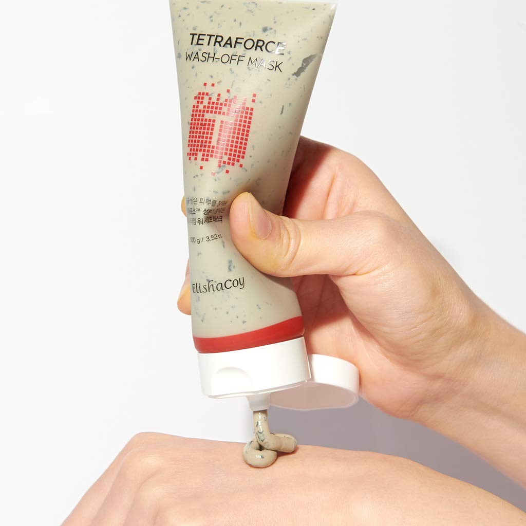 Mặt Nạ đất sét dành cho da dầu, da mụn ELISHACOY TETRAFORCE WASH OFF MASK