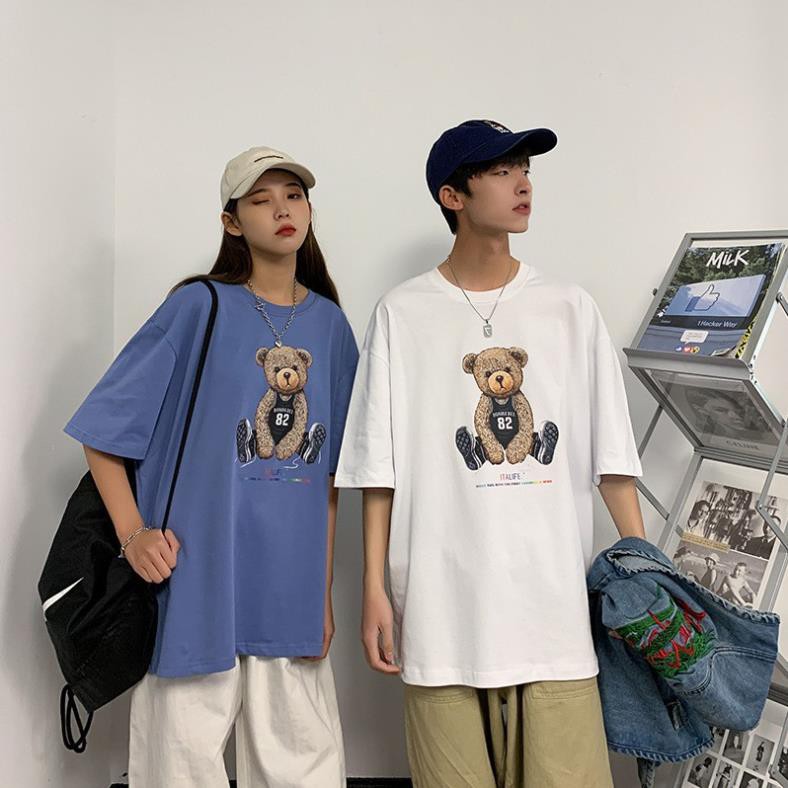 Áo Thun Thời Trang Unisex , Áo Thun Nam Nữ Hình Gấu 82 Đáng Yêu LH30 .. | BigBuy360 - bigbuy360.vn
