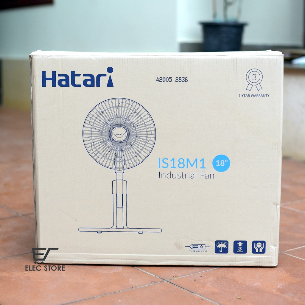 Quạt sàn Hatari IS18M1 Thái Lan 126W