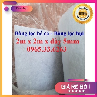 4 mét vuông bông lọc bể cá, bông lọc bụi dày 5mm. Bông lọc nước bể cá, hồ cá, bể thủy sinh