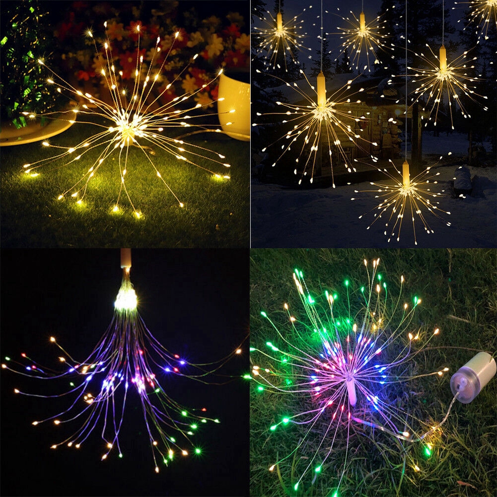 Dây đèn LED 120/180 bóng lõi đồng trang trí Giáng Sinh điều khiển từ xa
