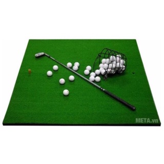 Thảm tập golf 1,2x1,2m tặng kèm 2 tee cao su