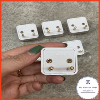 🍀 Phích cắm điện Vinakip chuyển đổi ổ 3 chấu thành 2 chấu - chuyển đổi sạc 3 chân - đầu nối ổ cắm 3 cực đa năng 10A 250