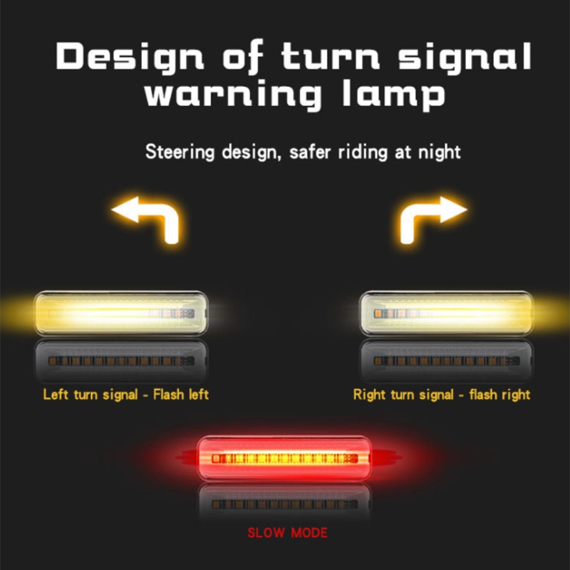 Đèn Hậu Bóng Led Sạc USB Tiện Dụng Cho Xe Đạp