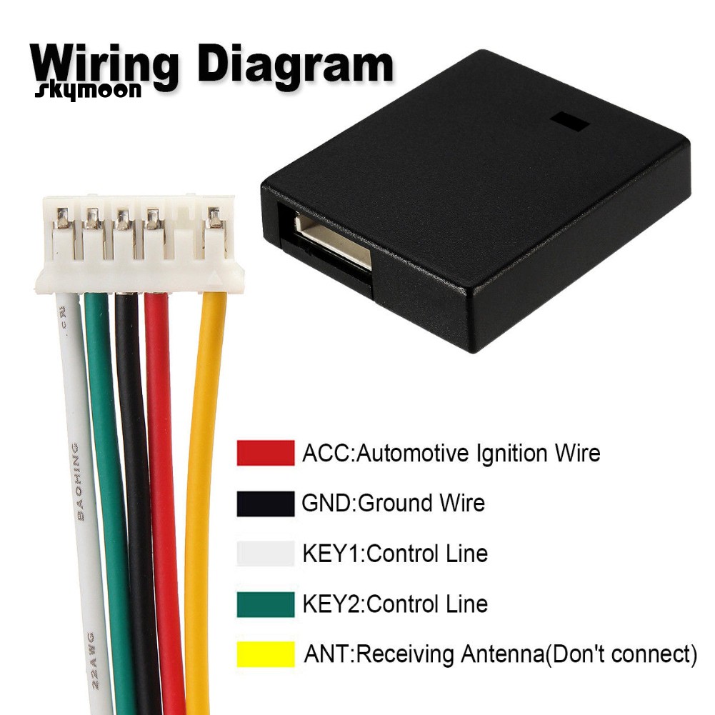 Nút Điều Khiển Từ Xa Không Dây Gắn Vô Lăng Xe Hơi Thông Dụng DVD GPS